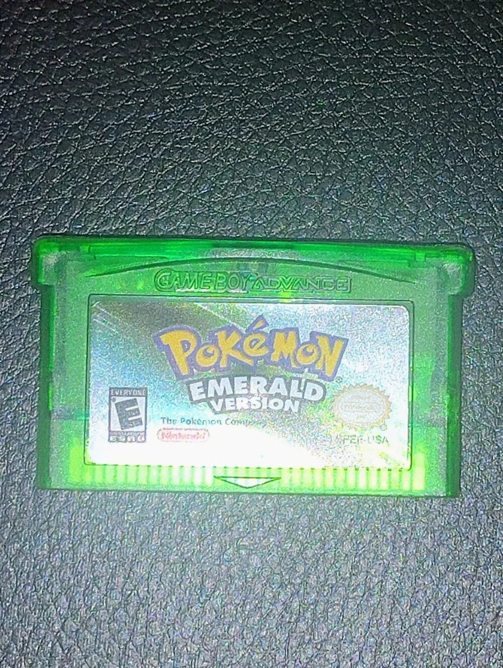 Nintendo Pokémon Emerald Version - Translucent Green Cartridge